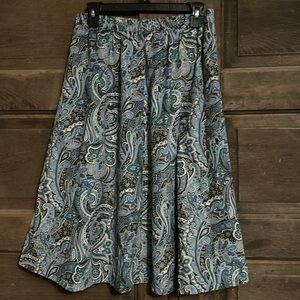 Orvis Skirt Womens ‎ A Line Midi Pockets Size Small vintage